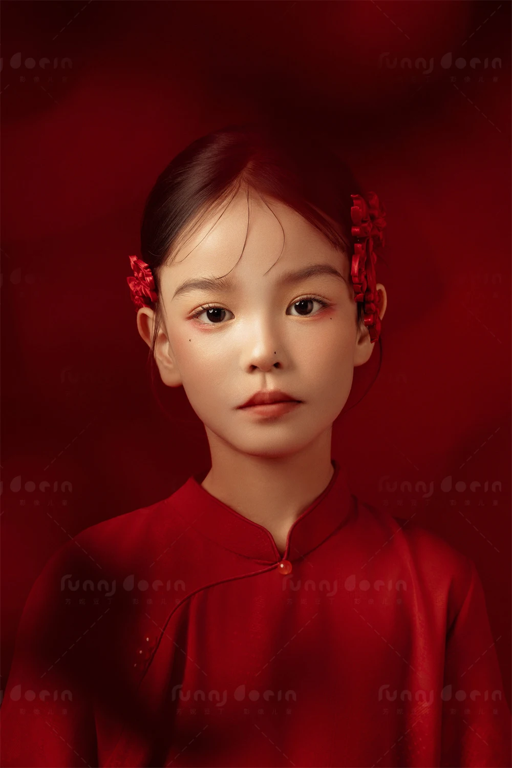 芳妮豆丁儿童摄影 绛色芳华