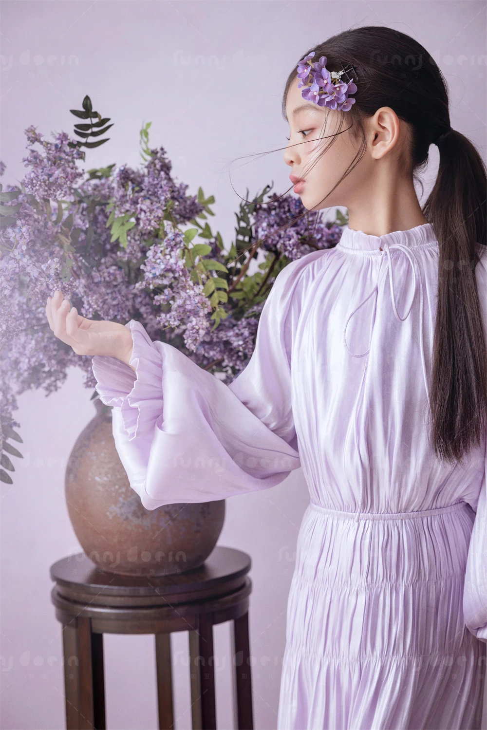 芳妮豆丁儿童摄影 丁香风铃