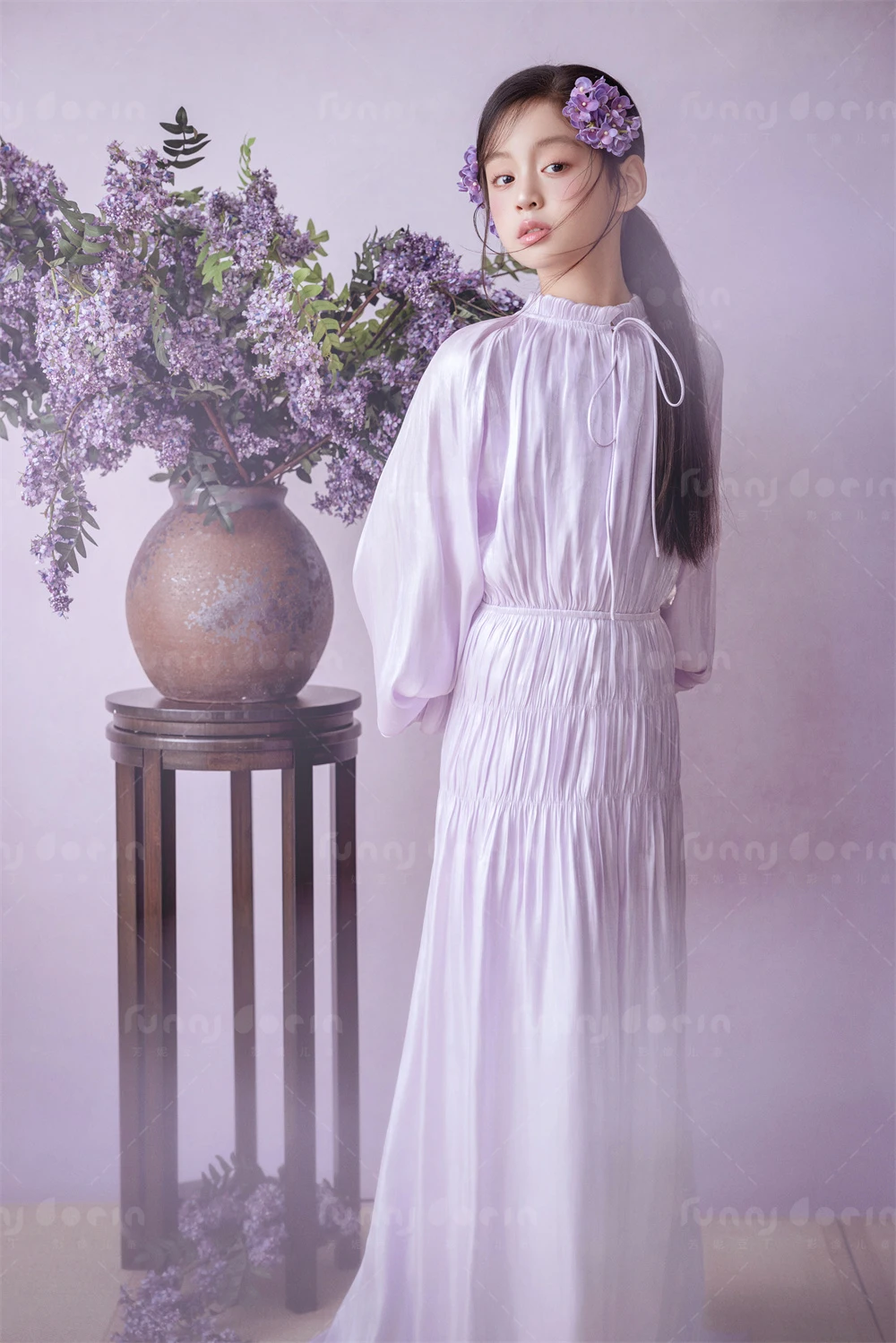 芳妮豆丁儿童摄影 丁香风铃