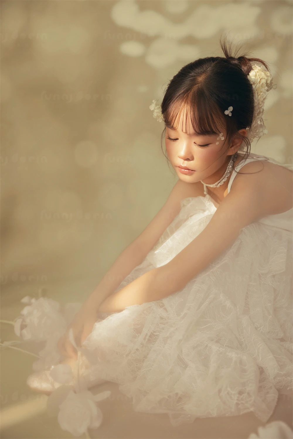 芳妮豆丁儿童摄影 风吻花楹