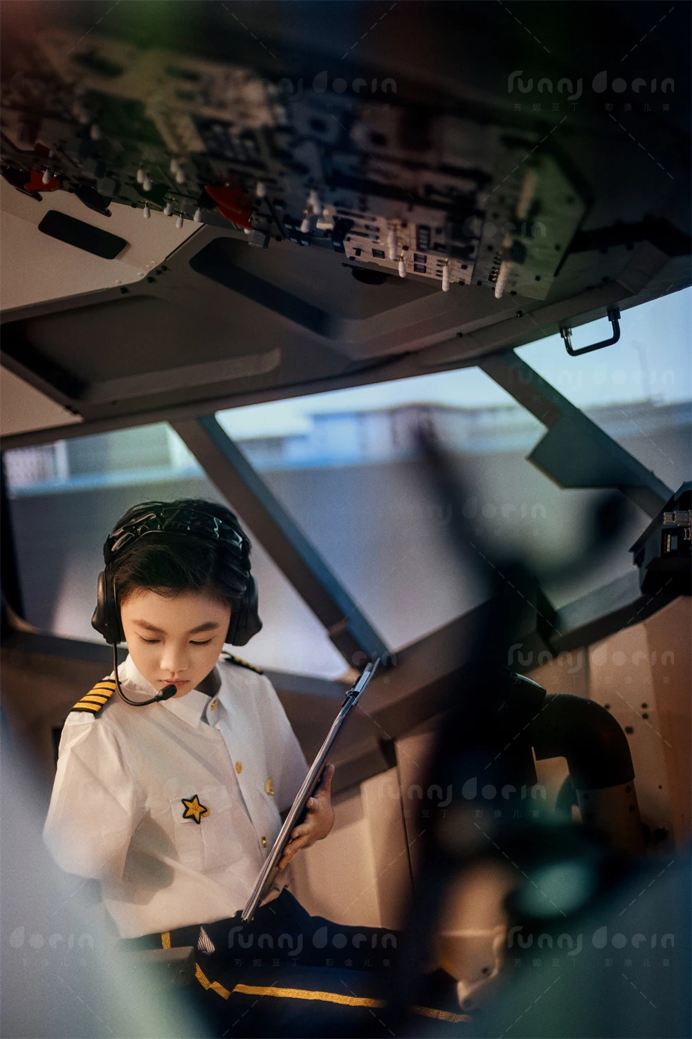 芳妮豆丁儿童摄影 童行天际