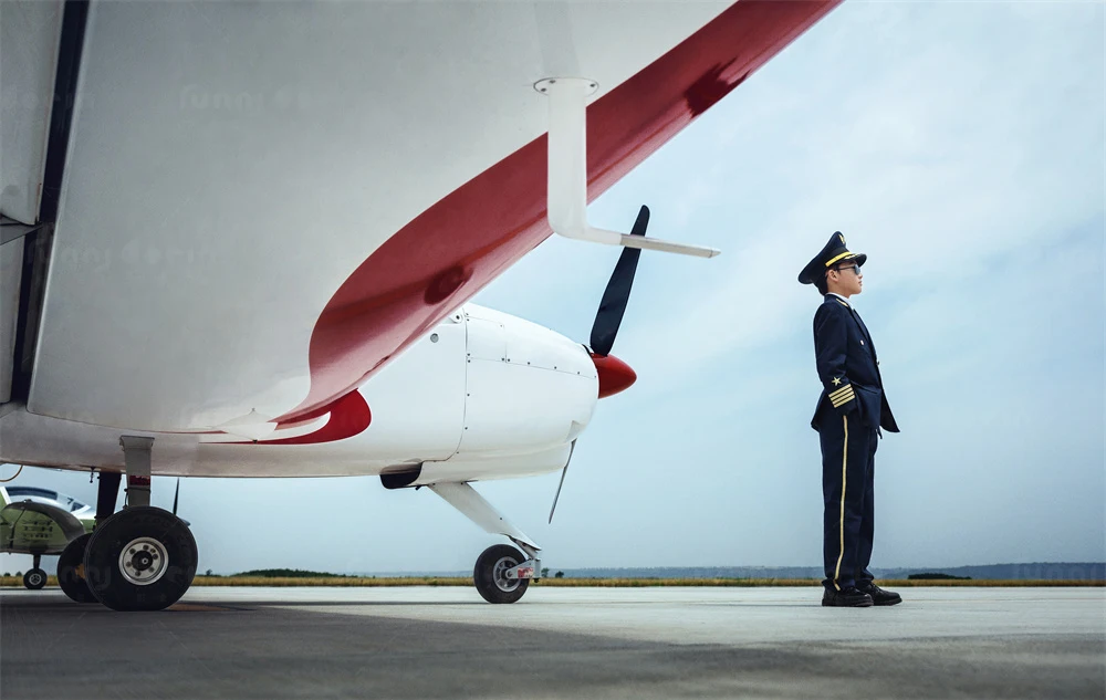 芳妮豆丁儿童摄影 蓝天预备役