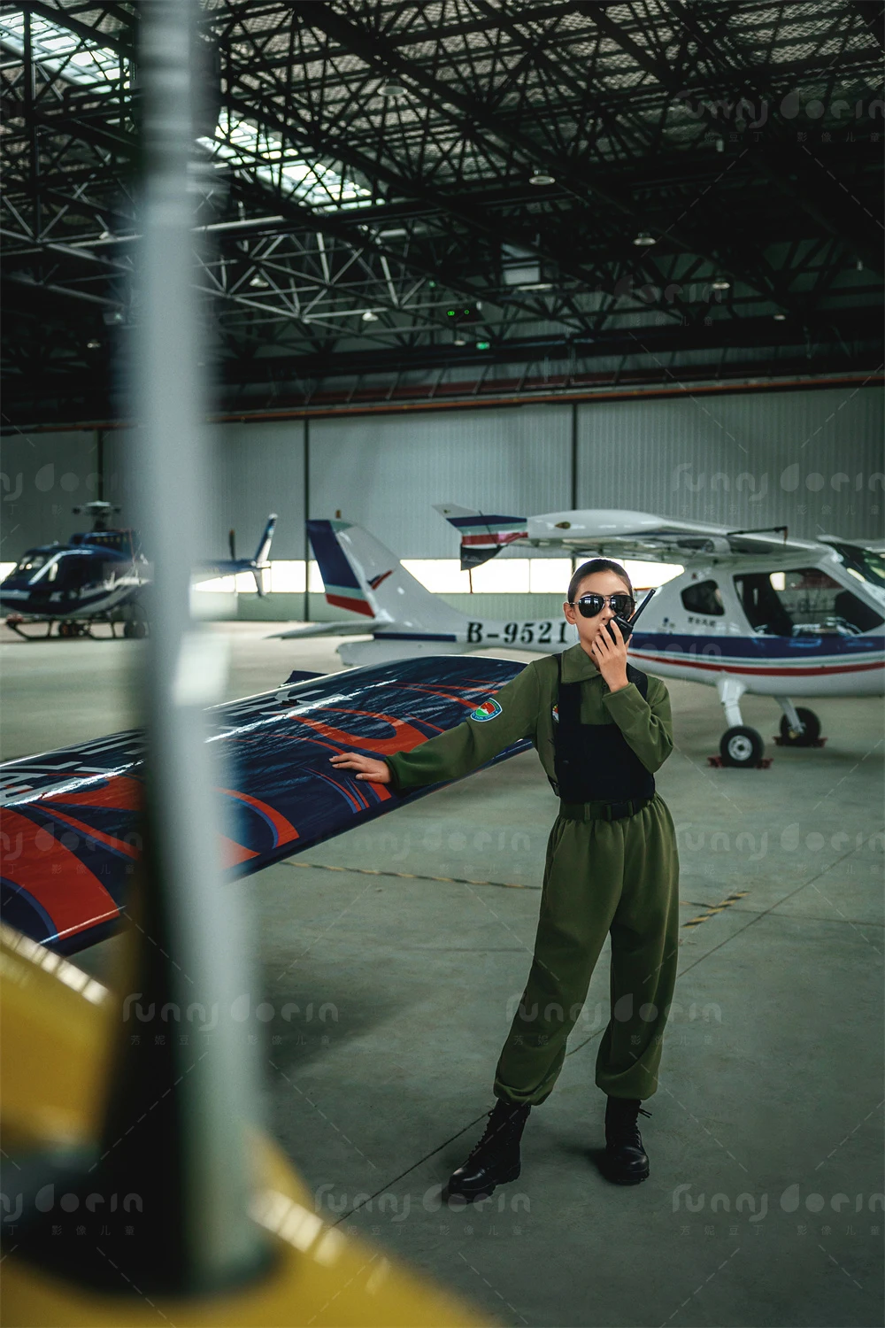 芳妮豆丁儿童摄影 王牌飞行员