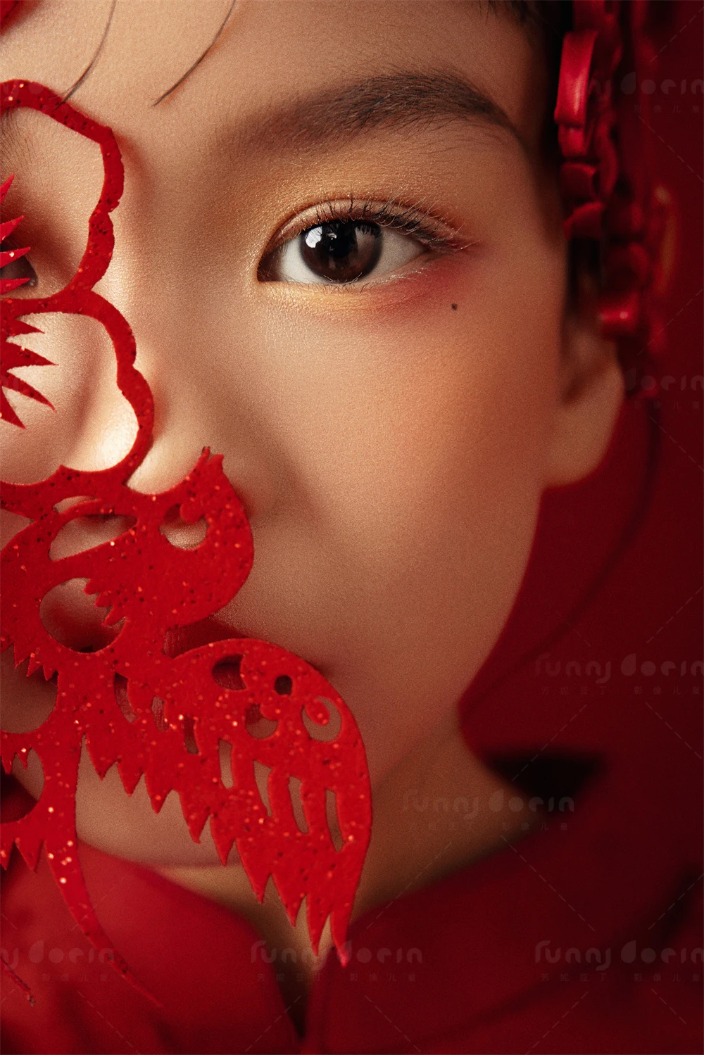 芳妮豆丁儿童摄影 绛色芳华