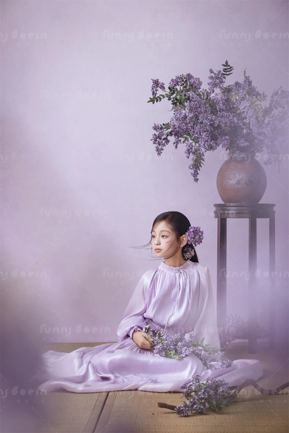 芳妮豆丁儿童摄影 丁香风铃