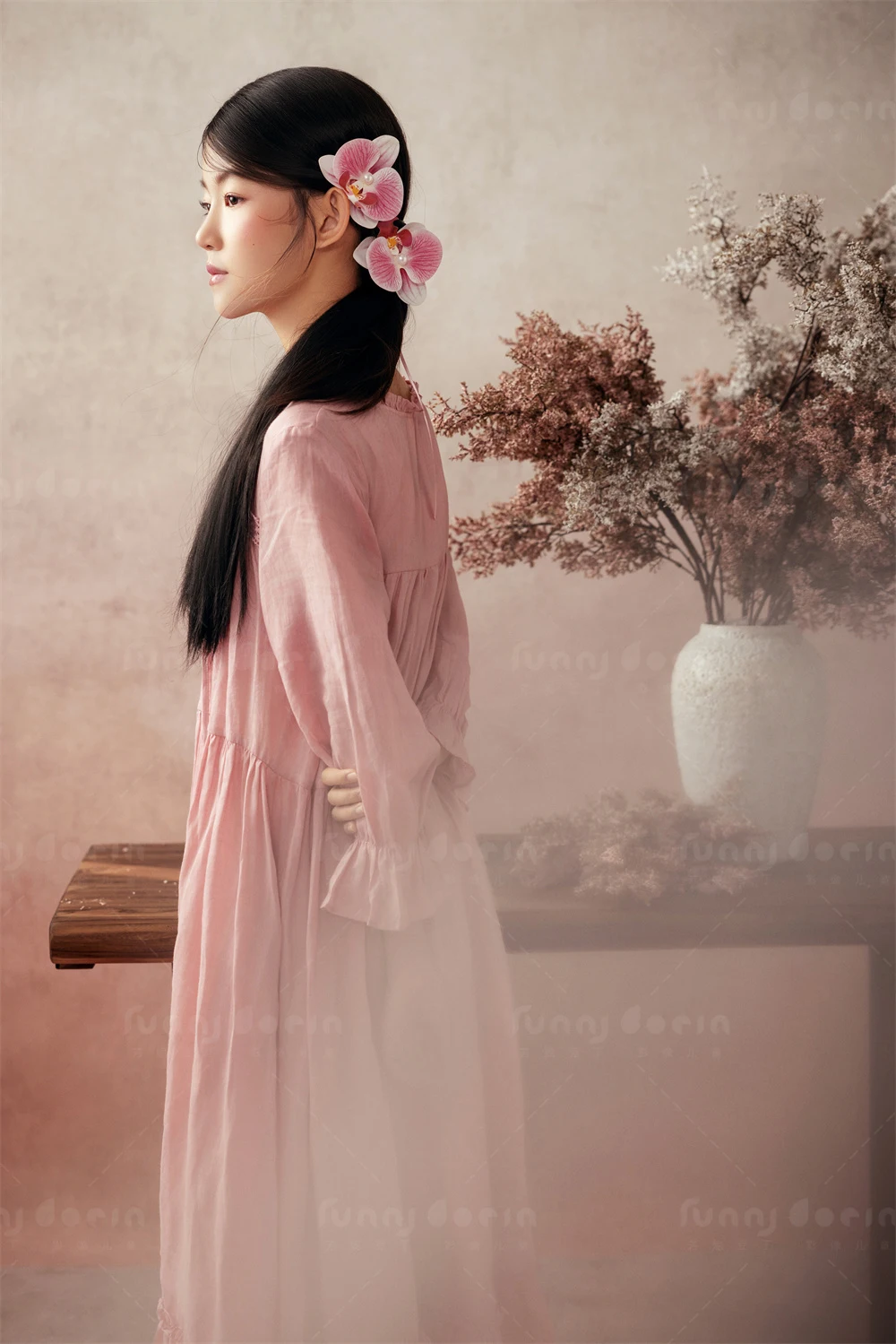 芳妮豆丁儿童摄影 花瓣罗曼史