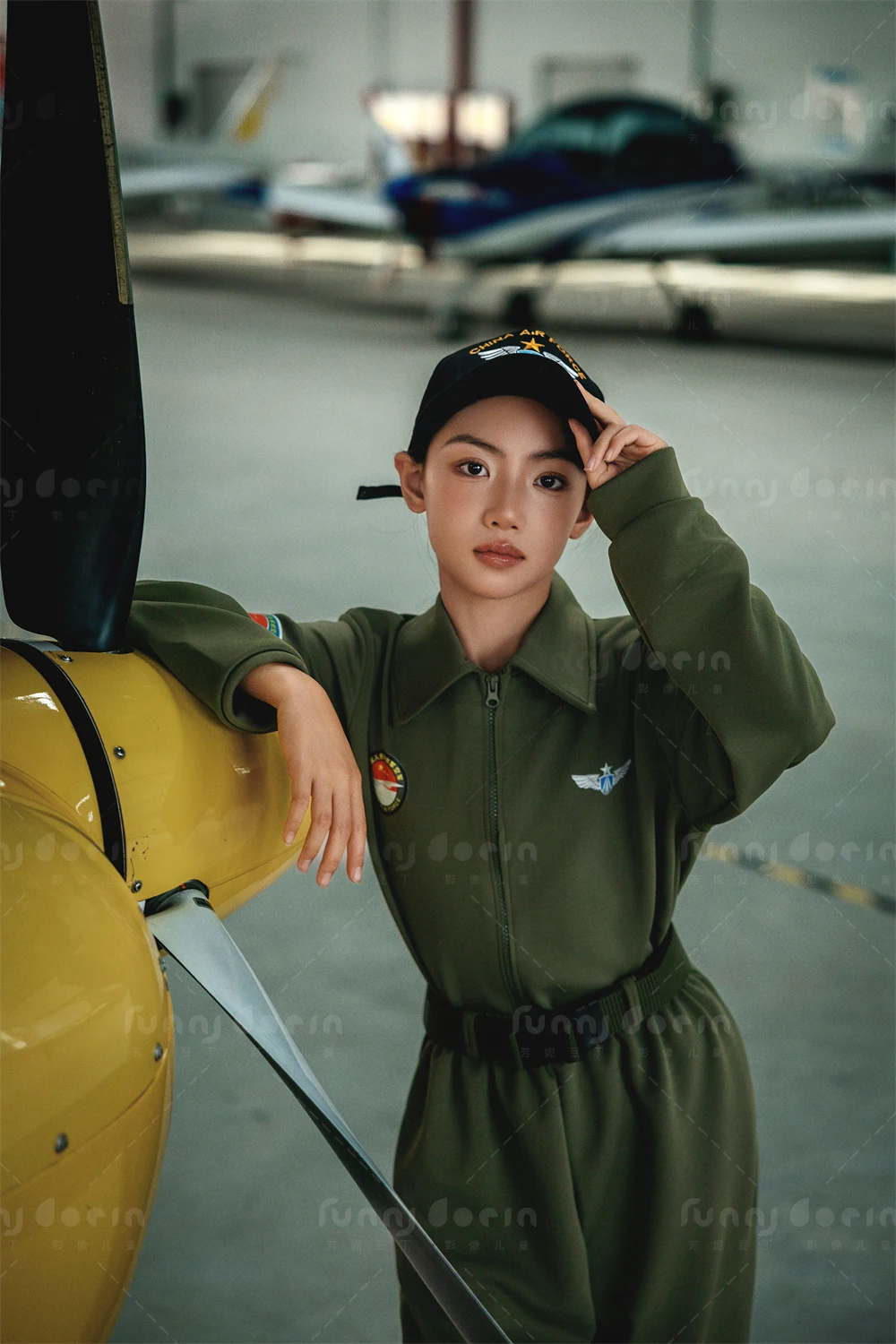 芳妮豆丁儿童摄影 王牌飞行员