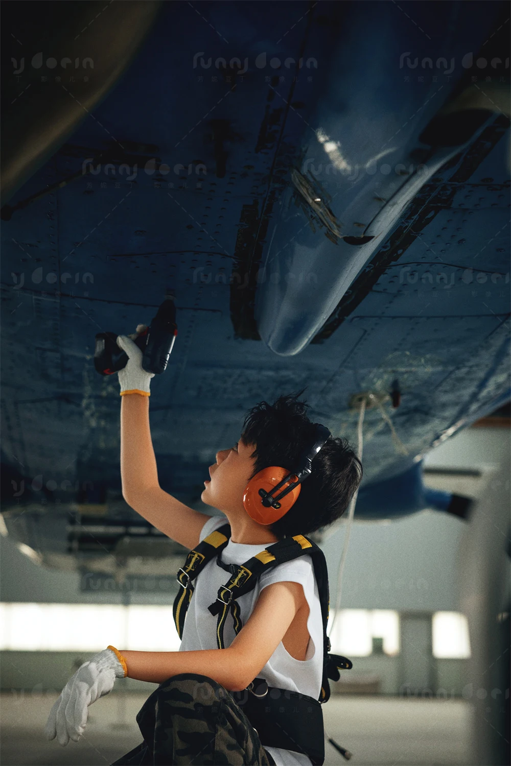 芳妮豆丁儿童摄影 梦筑机修