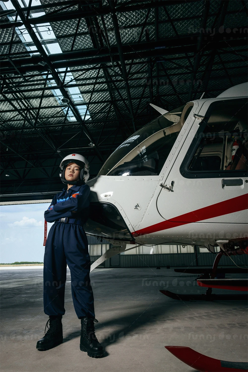 芳妮豆丁儿童摄影 冲上云霄