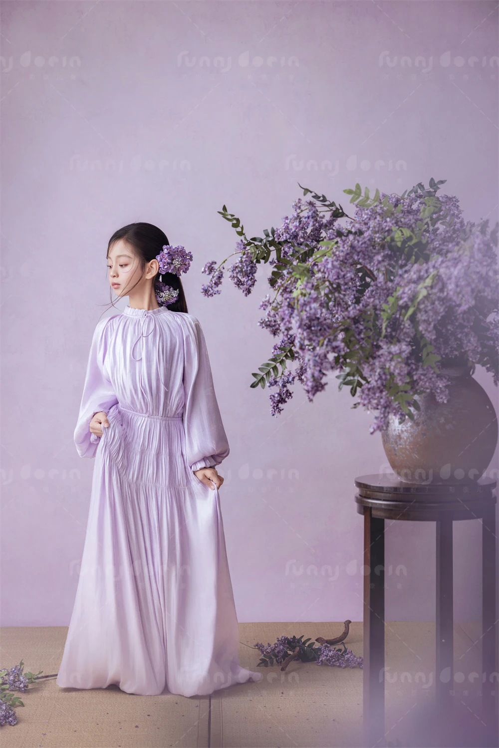 芳妮豆丁儿童摄影 丁香风铃