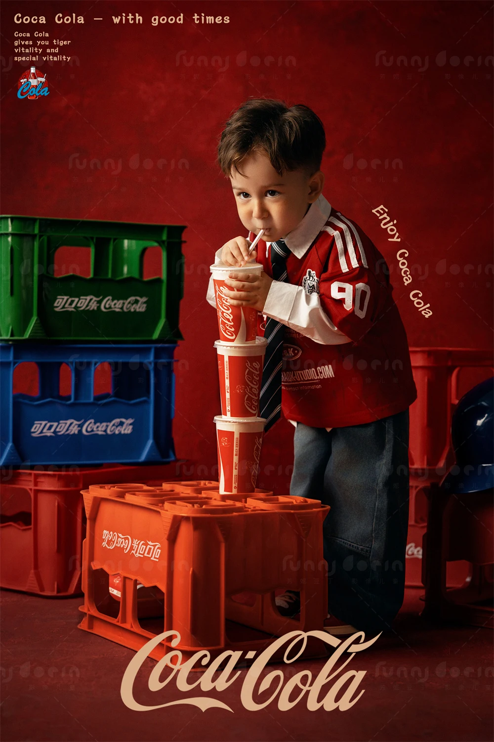 芳妮豆丁儿童摄影 可乐无糖限