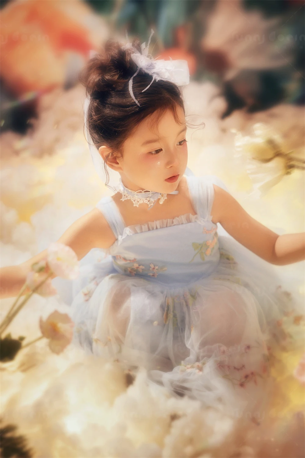 芳妮豆丁儿童摄影 花之秘境