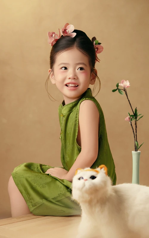 芳妮豆丁儿童摄影 青瓶稚趣