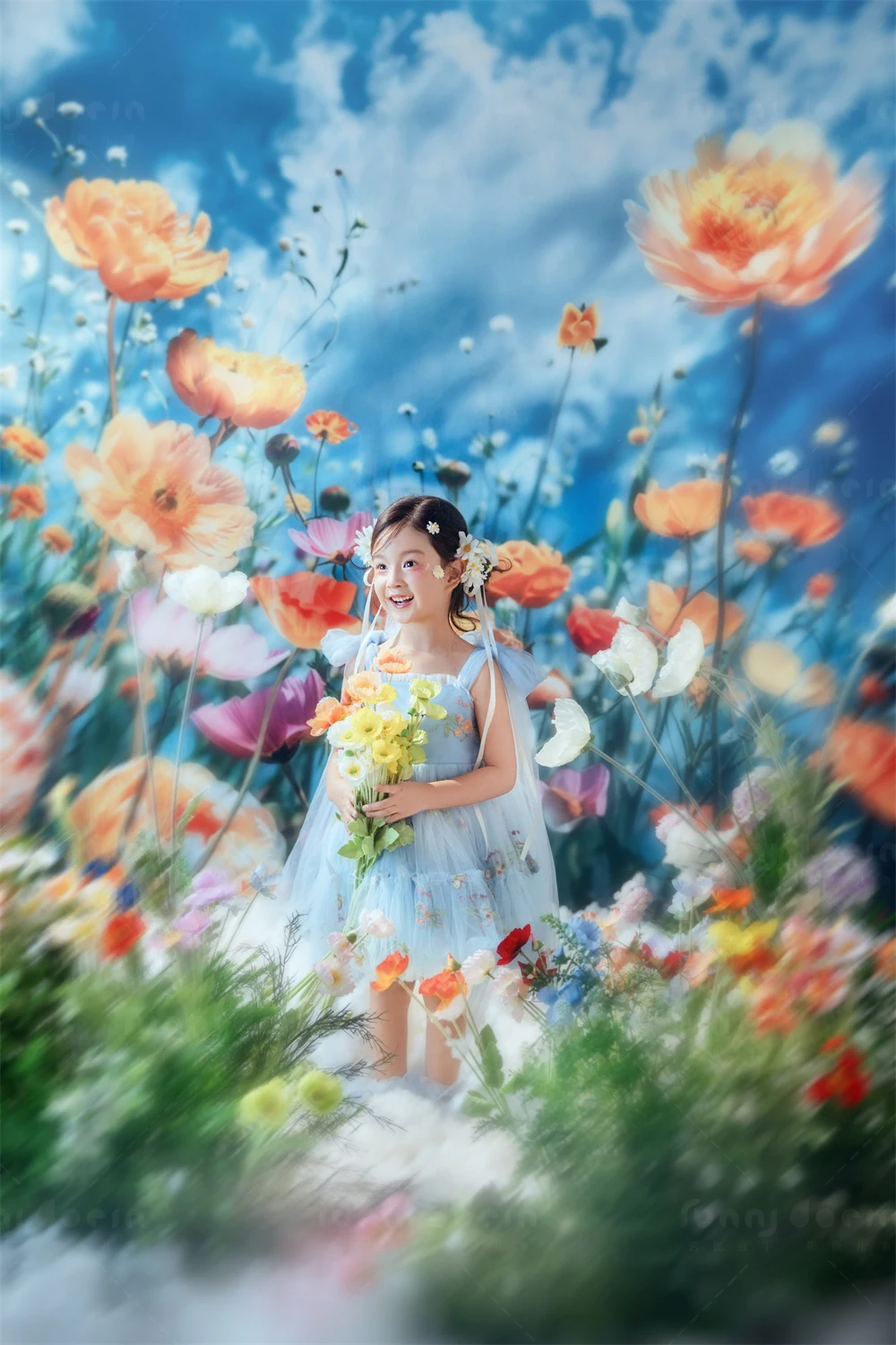 芳妮豆丁儿童摄影 花之秘境