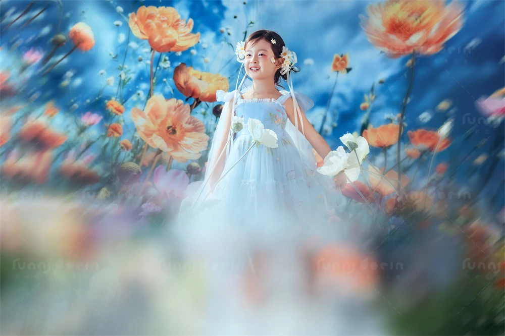 芳妮豆丁儿童摄影 花之秘境