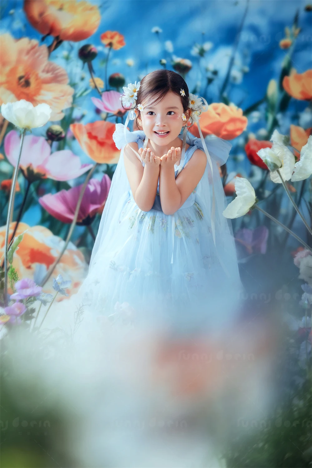 芳妮豆丁儿童摄影 花之秘境