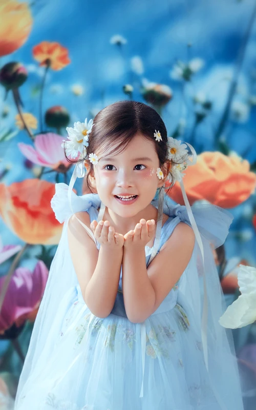 芳妮豆丁儿童摄影 花之秘境