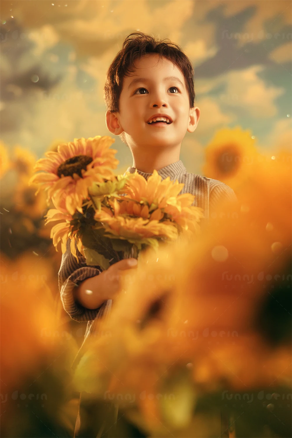 芳妮豆丁儿童摄影 向日葵之夏