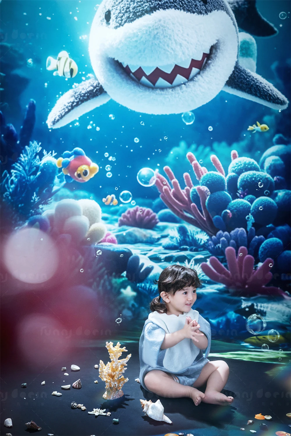 芳妮豆丁儿童摄影 海底童梦