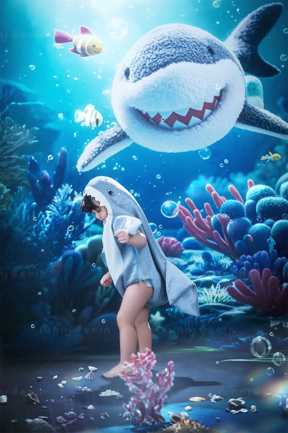 芳妮豆丁儿童摄影 海底童梦