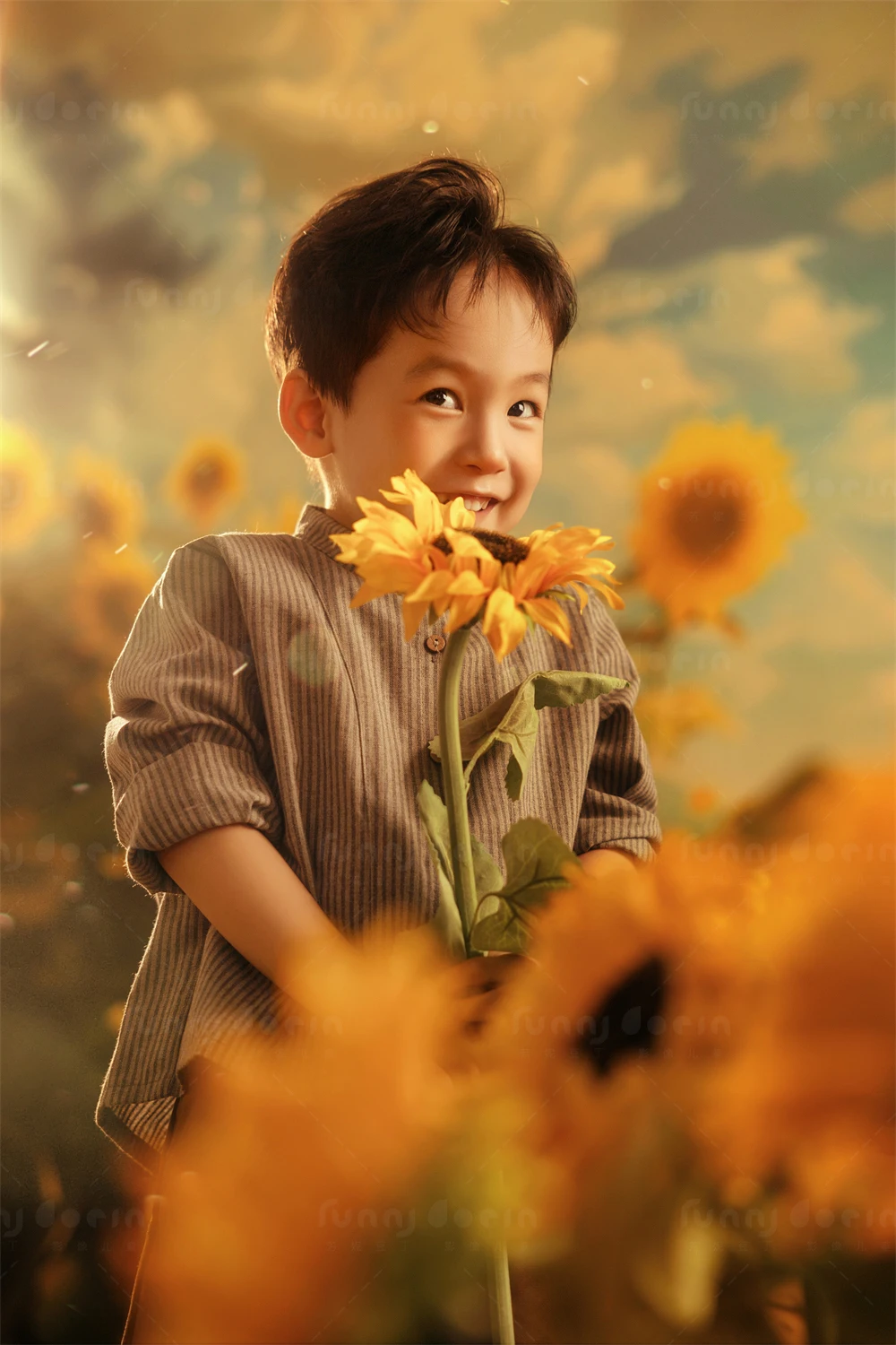 芳妮豆丁儿童摄影 向日葵之夏