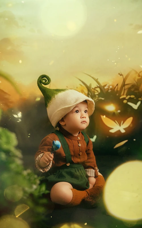 芳妮豆丁儿童摄影 森系稚梦