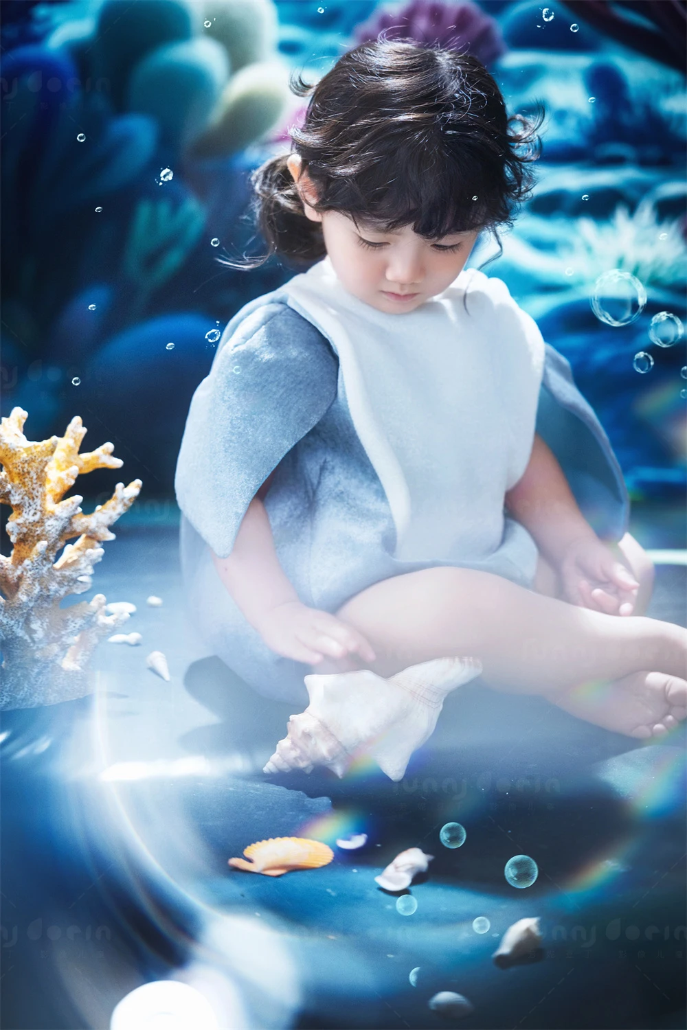 芳妮豆丁儿童摄影 海底童梦
