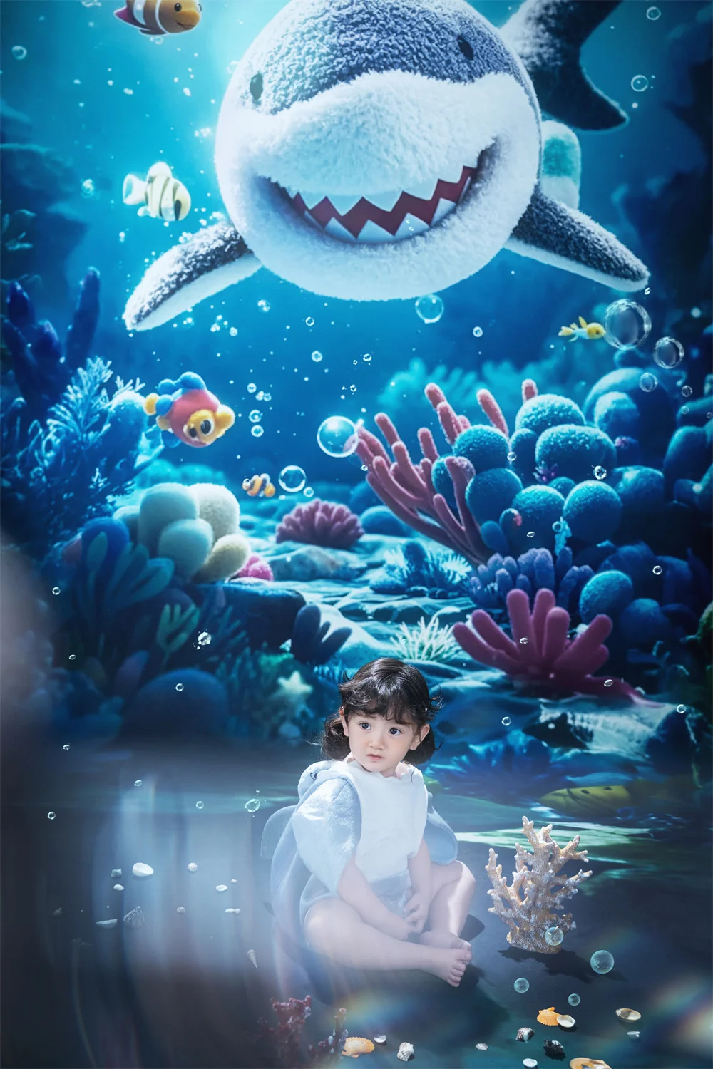 芳妮豆丁儿童摄影 海底童梦