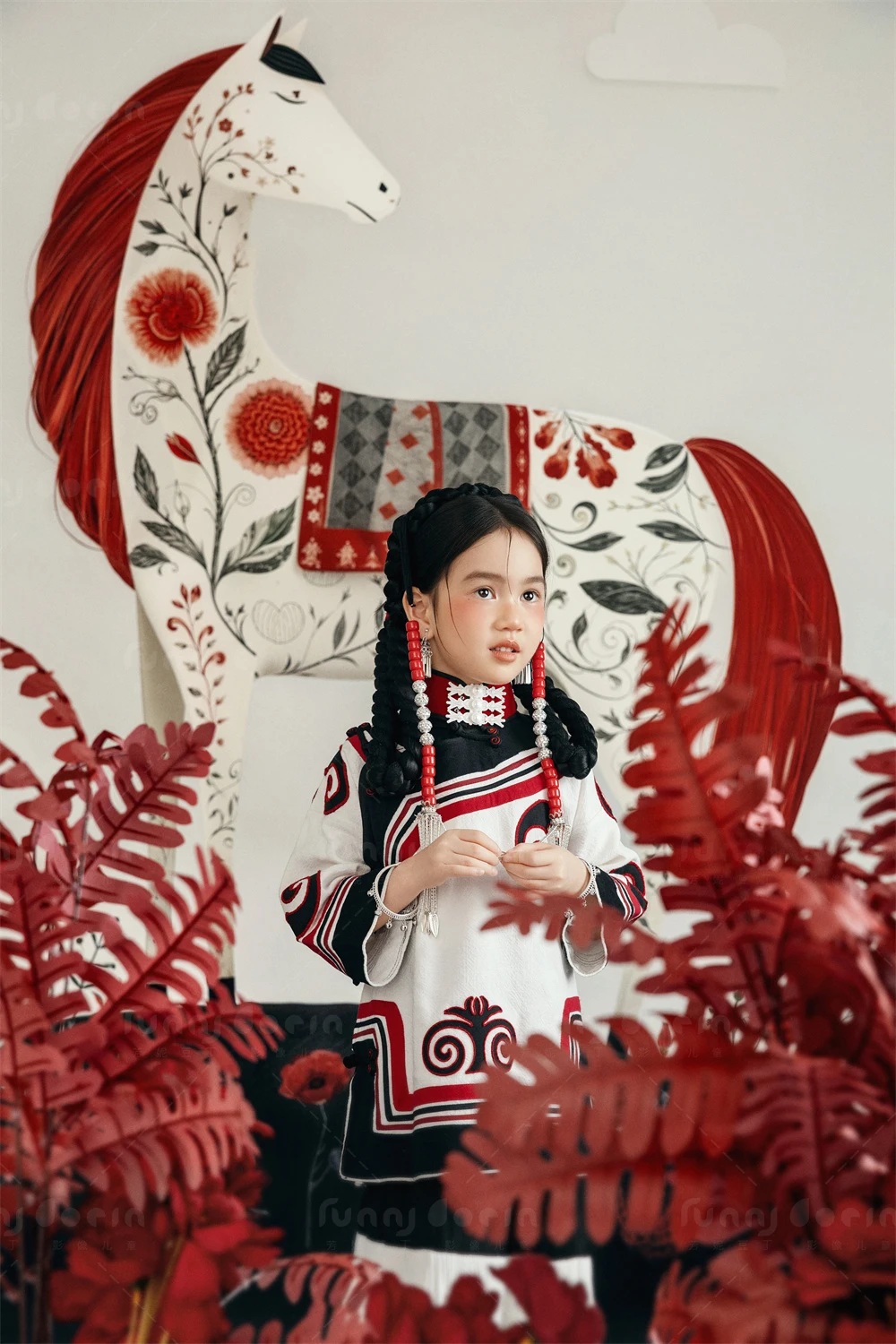 芳妮豆丁儿童摄影 骏马谣