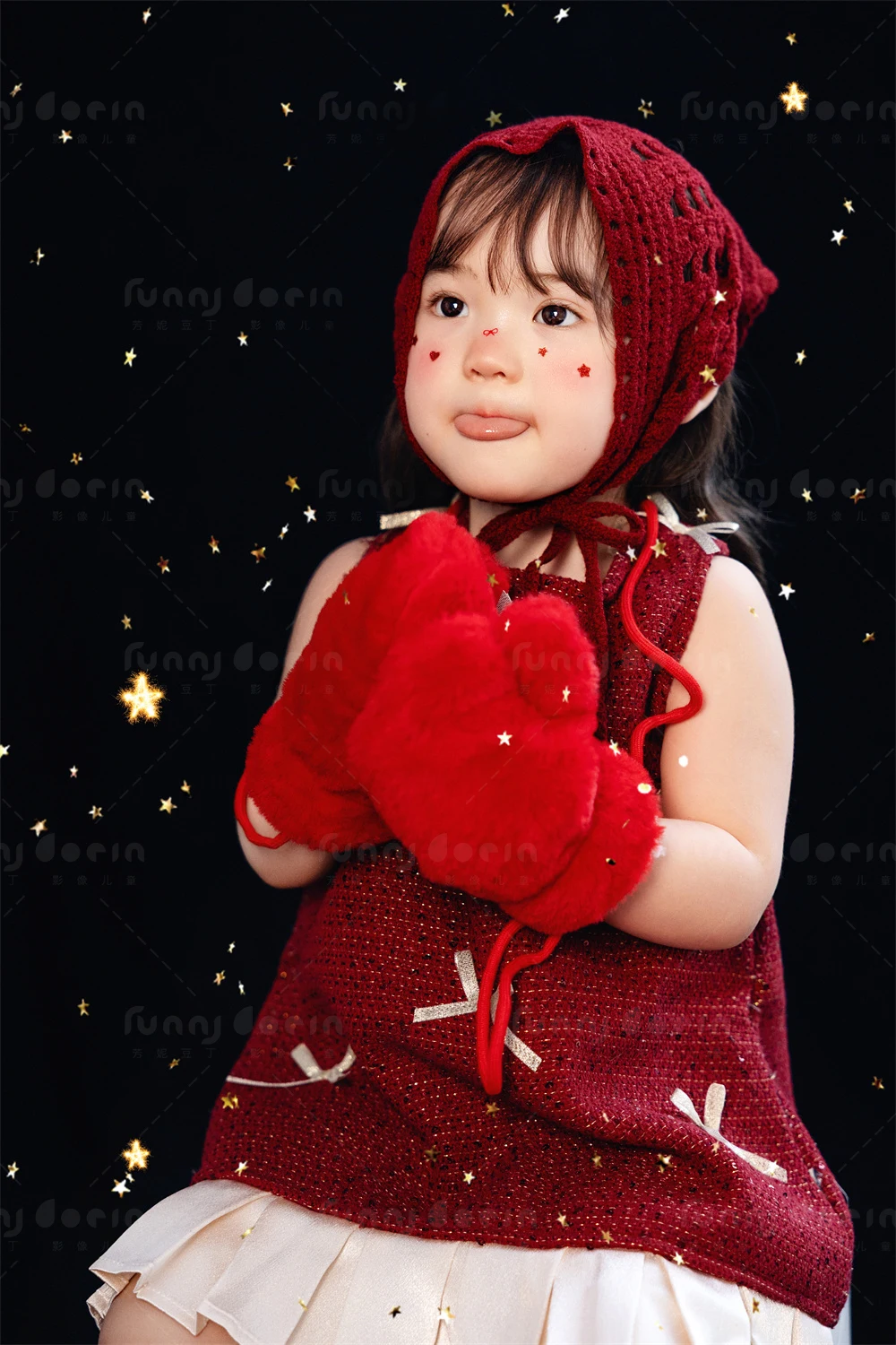 芳妮豆丁儿童摄影 初雪童话梦