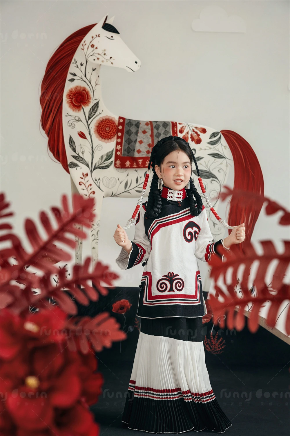 芳妮豆丁儿童摄影 骏马谣