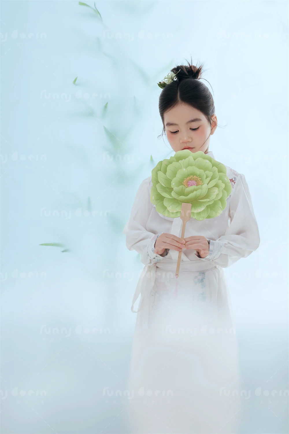 芳妮豆丁儿童摄影 白马迎春