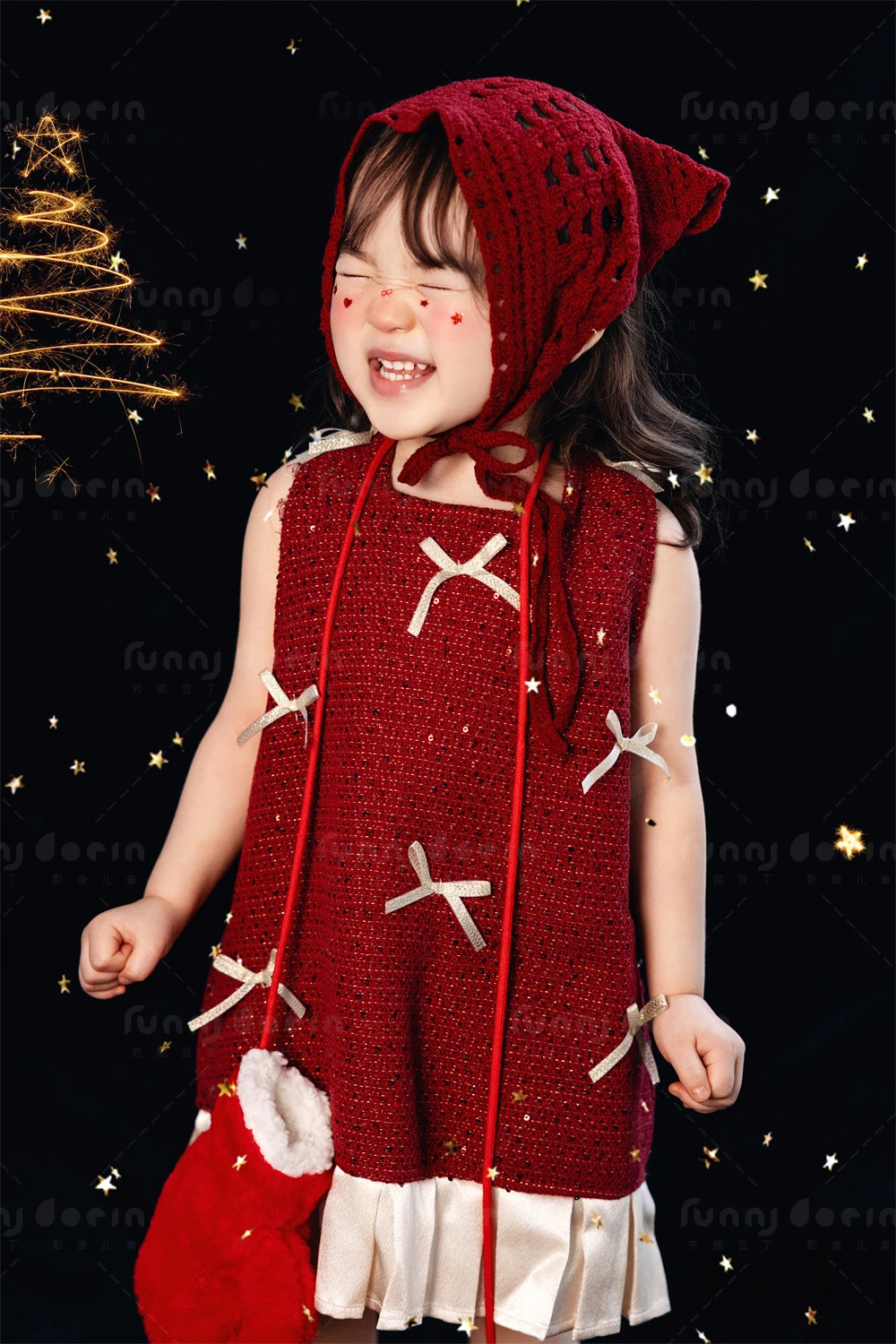 芳妮豆丁儿童摄影 初雪童话梦