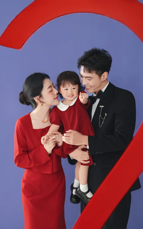 芳妮豆丁儿童摄影 全家福