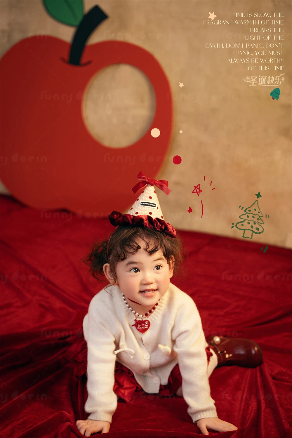 芳妮豆丁儿童摄影 甜糯苹果派