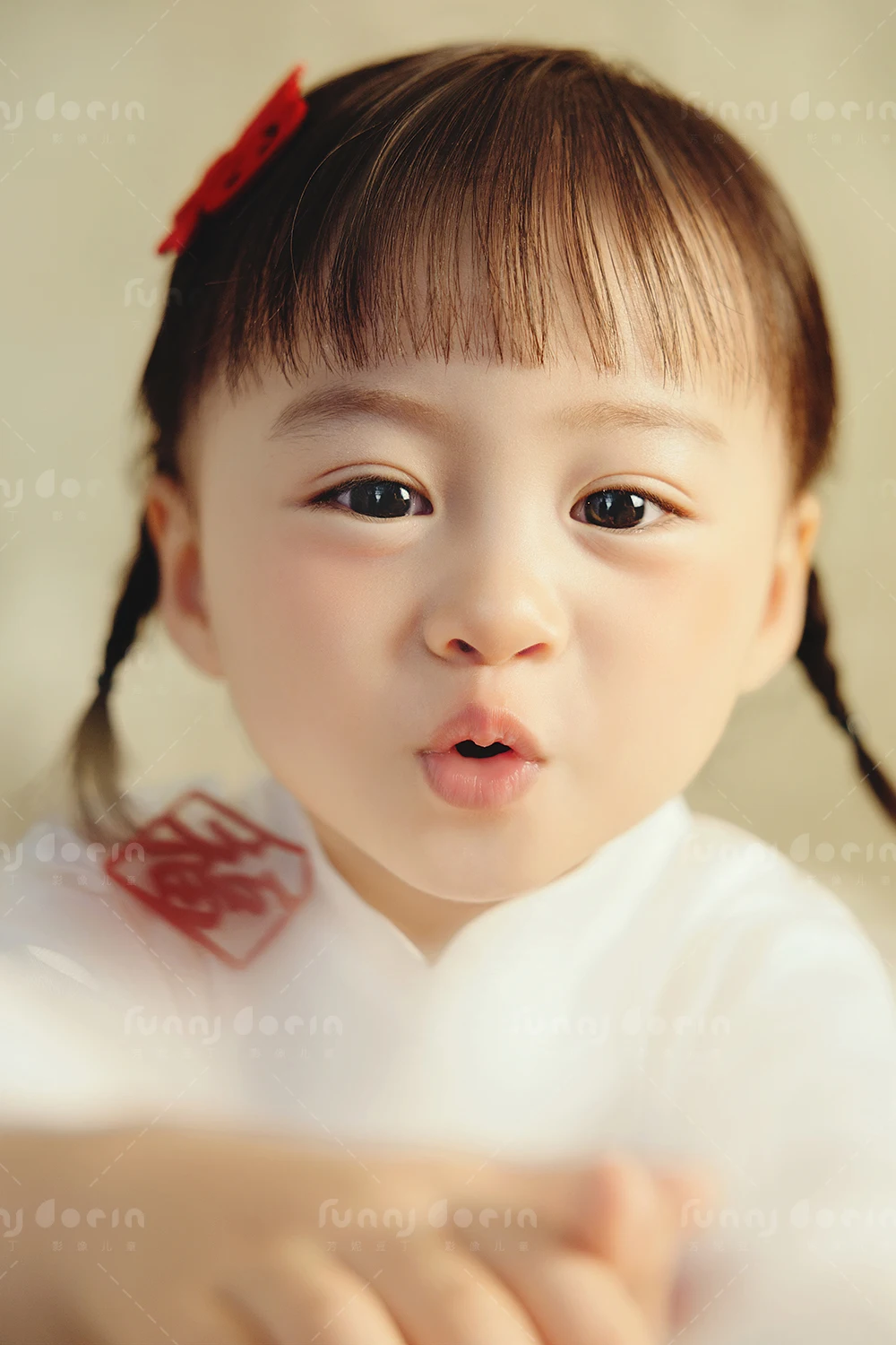 芳妮豆丁儿童摄影 马年福禄