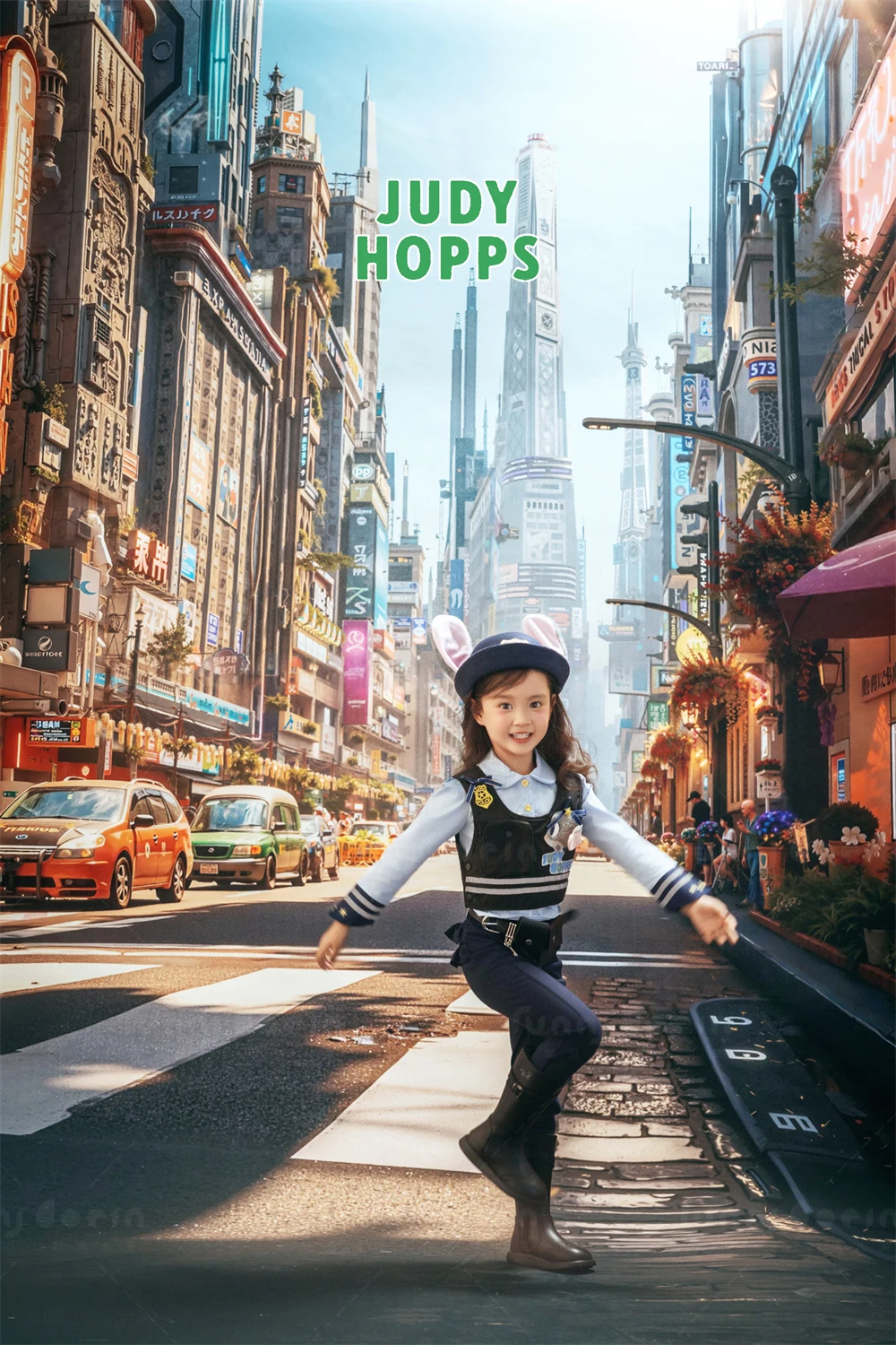 芳妮豆丁儿童摄影 兔子警长