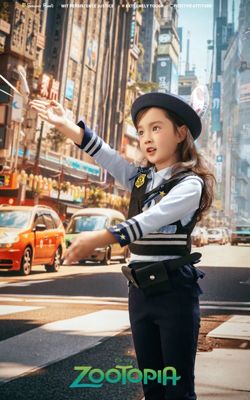 芳妮豆丁儿童摄影 兔子警长