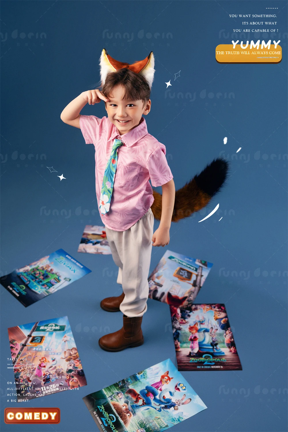 芳妮豆丁儿童摄影 狐尼克