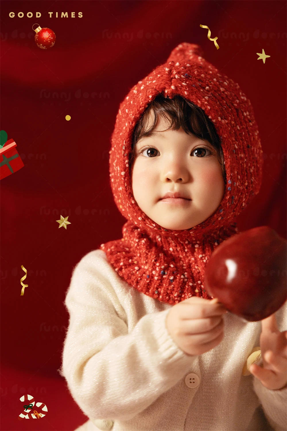 芳妮豆丁儿童摄影 甜糯苹果派