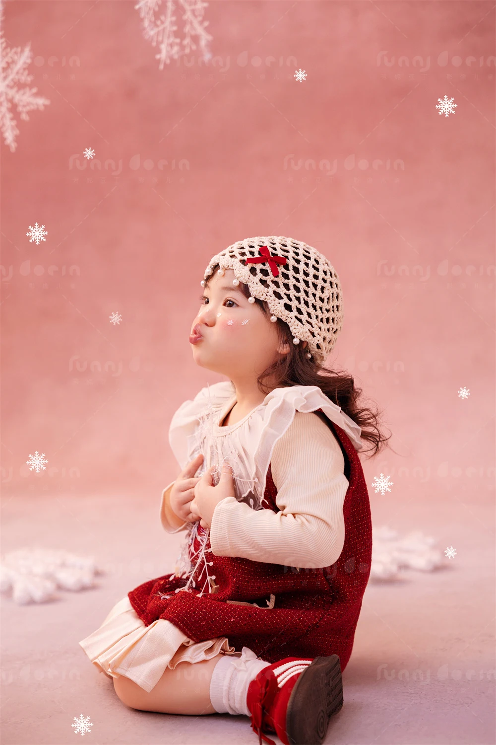 芳妮豆丁儿童摄影 初雪童话梦