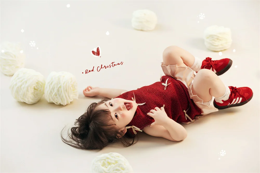 芳妮豆丁儿童摄影 初雪童话梦