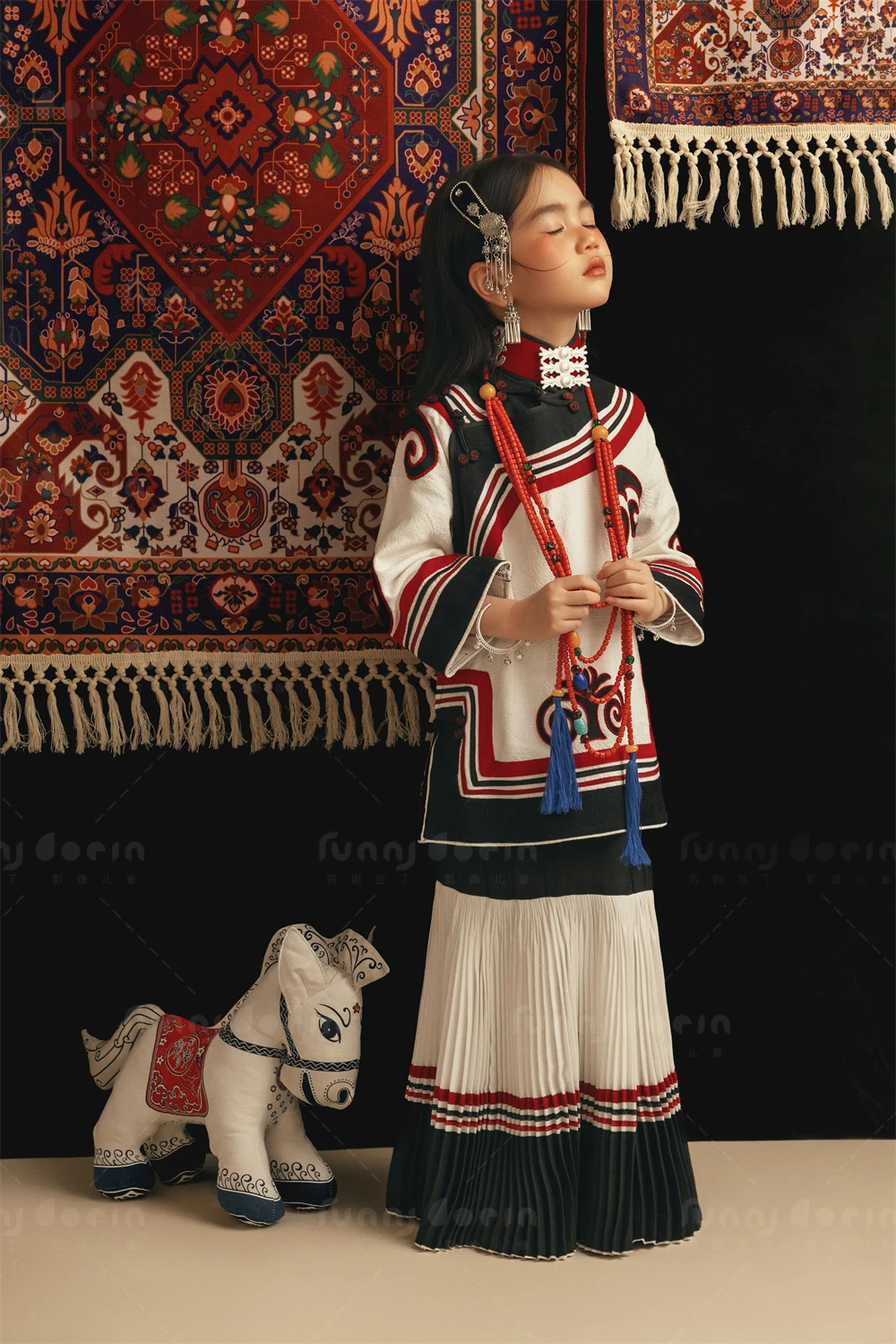 芳妮豆丁儿童摄影 骏马谣