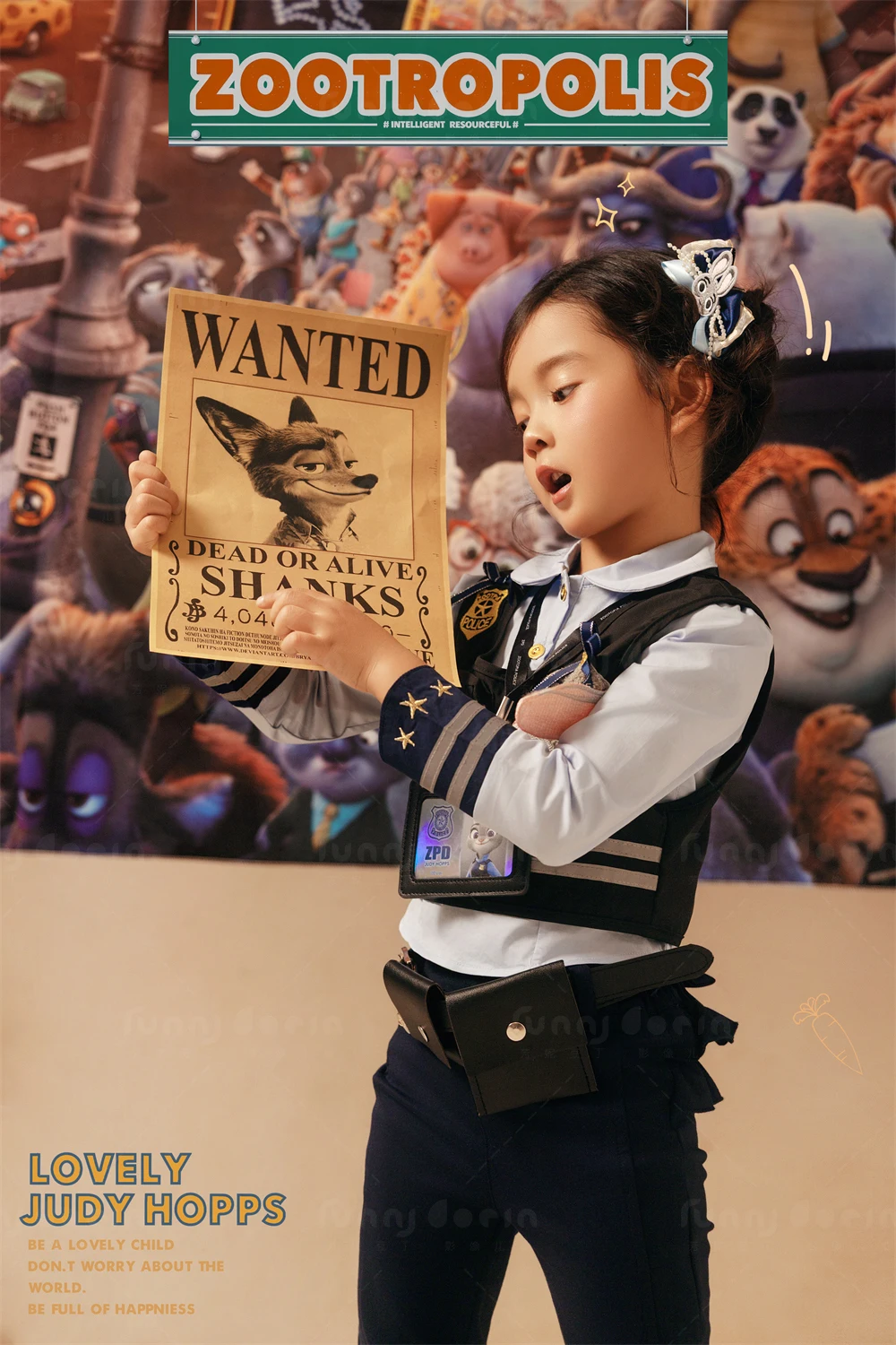 芳妮豆丁儿童摄影 兔子警长