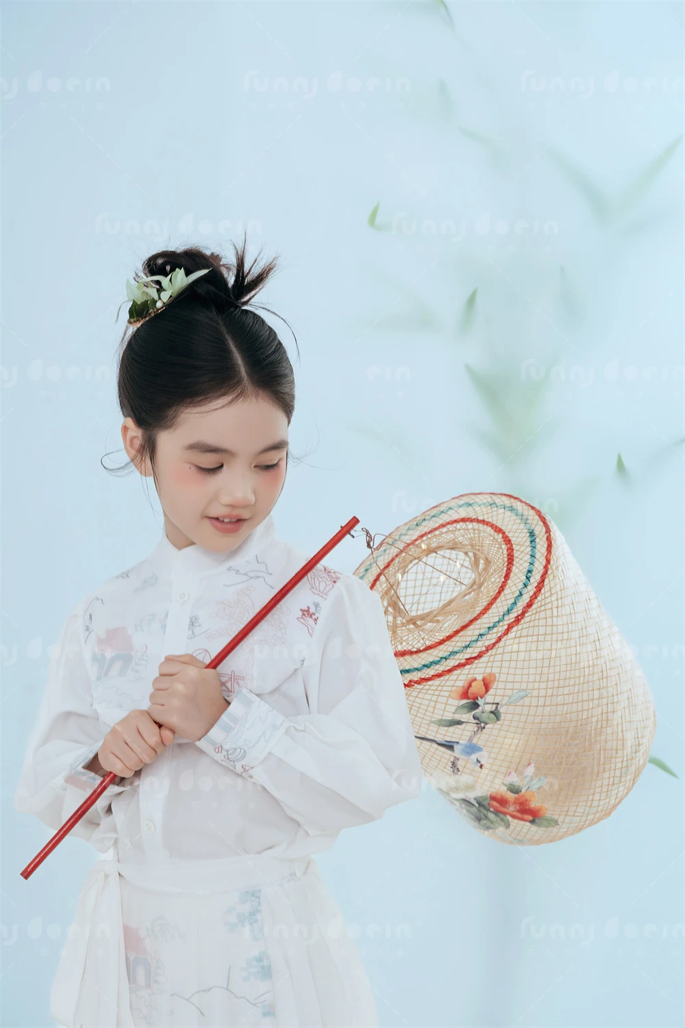 芳妮豆丁儿童摄影 白马迎春