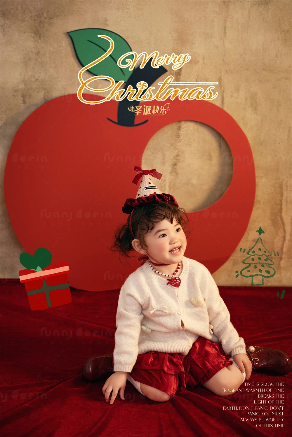 芳妮豆丁儿童摄影 甜糯苹果派