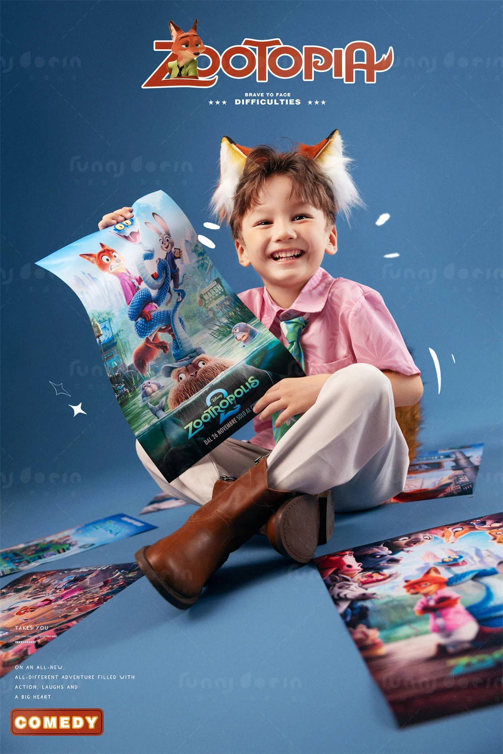 芳妮豆丁儿童摄影 狐尼克