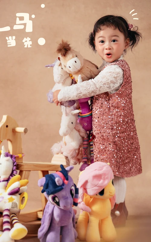 芳妮豆丁儿童摄影 一马当先