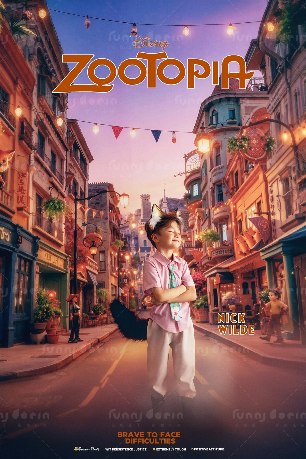 芳妮豆丁儿童摄影 狐尼克