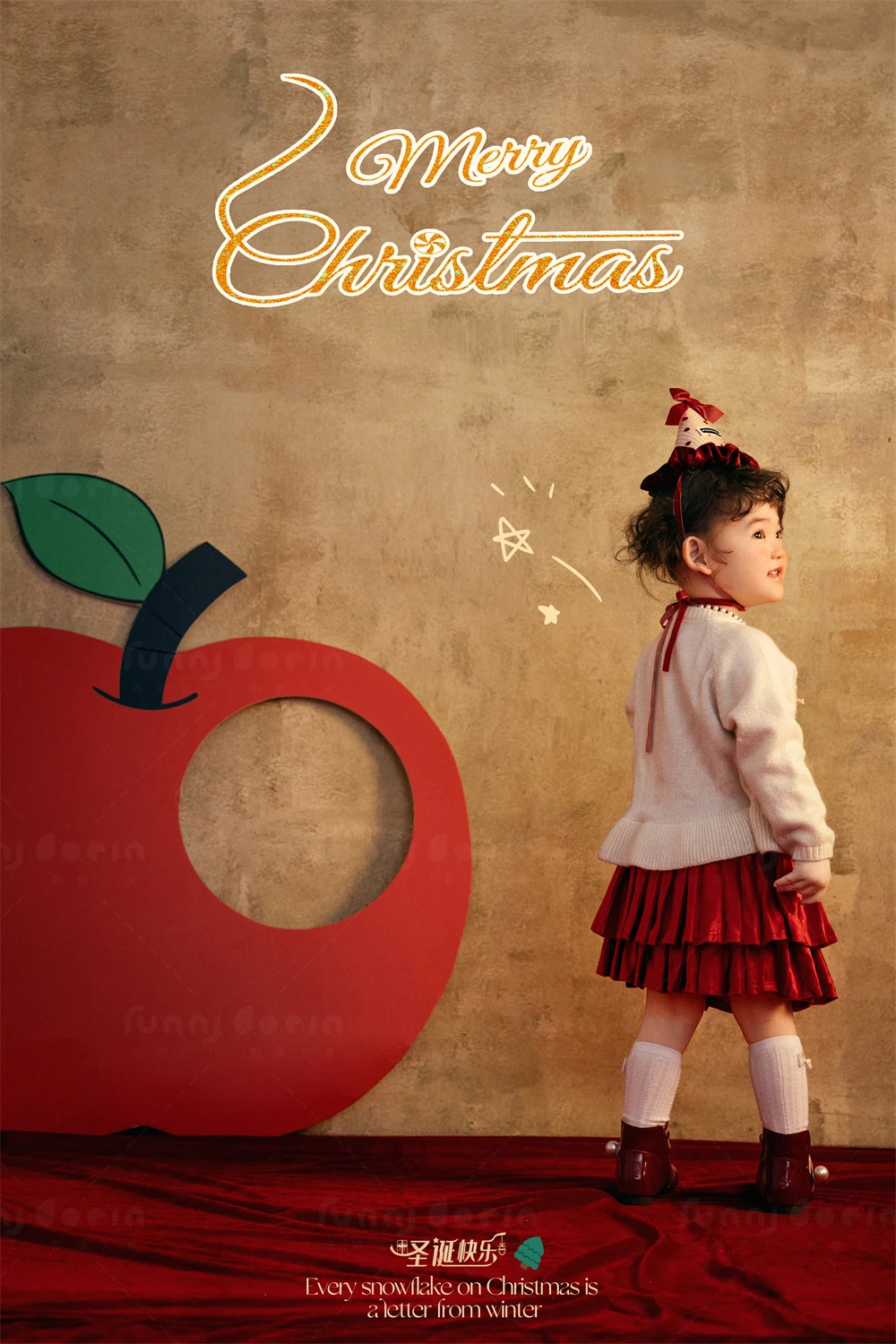 芳妮豆丁儿童摄影 甜糯苹果派